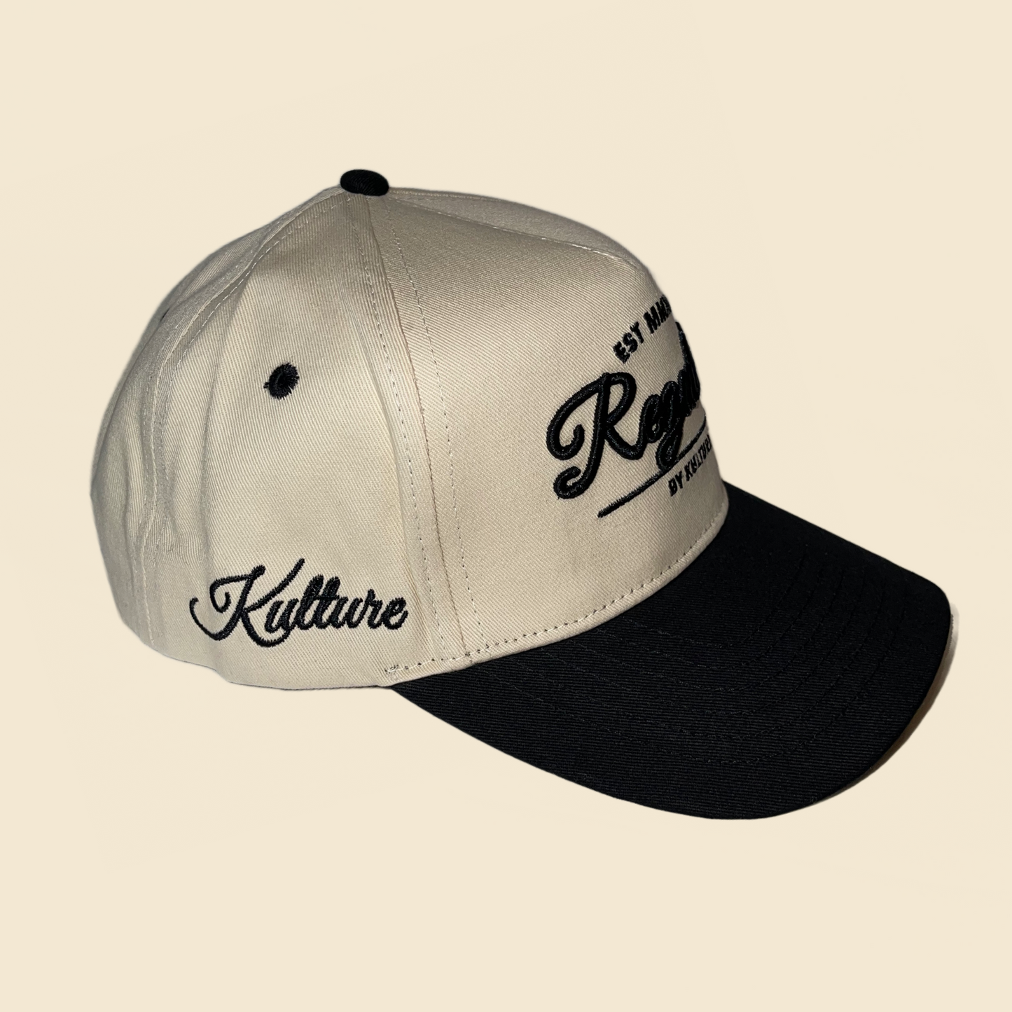 5 panel curved brim SnapBack