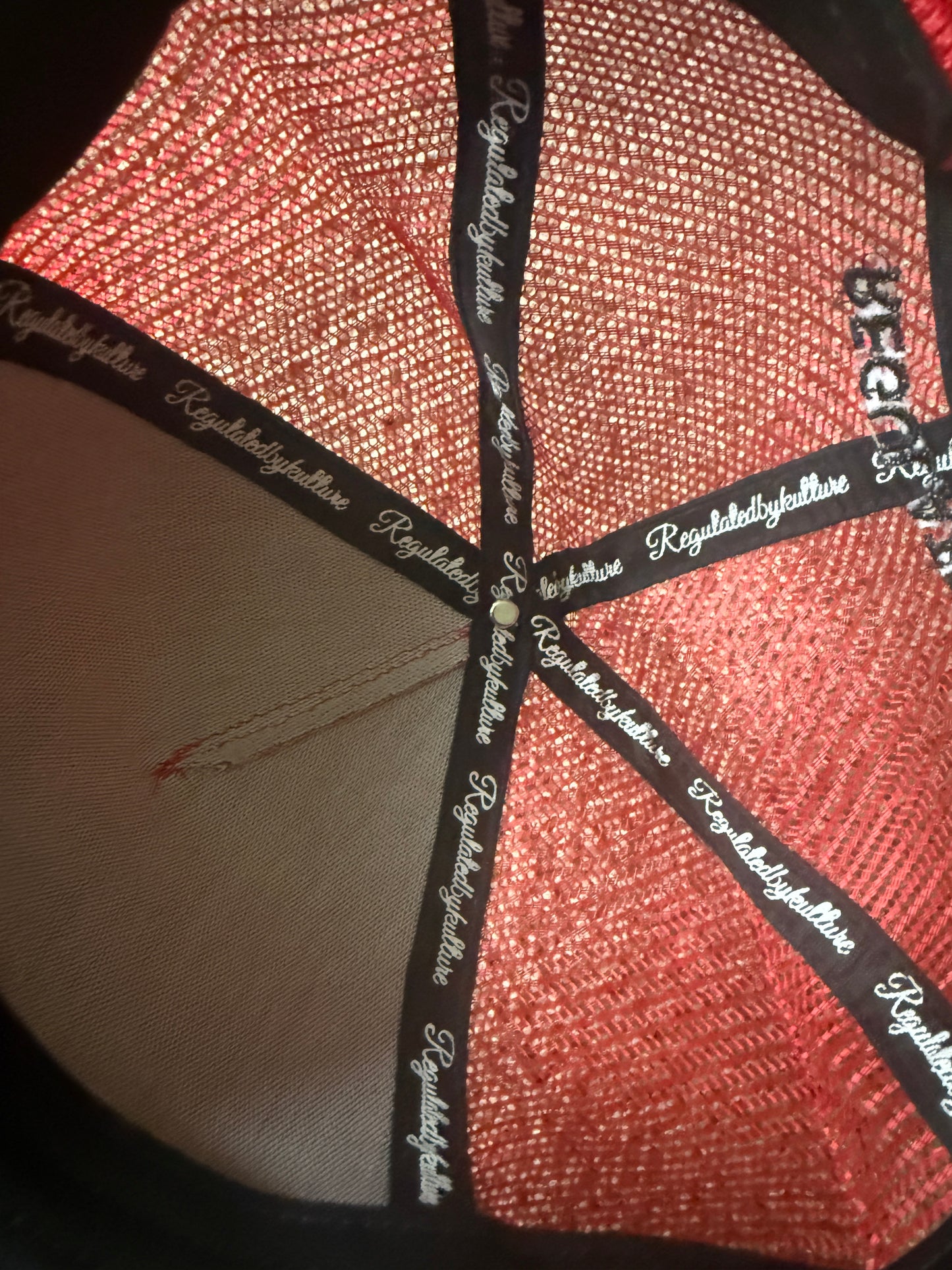 SnapBack Mesh Cap - Red