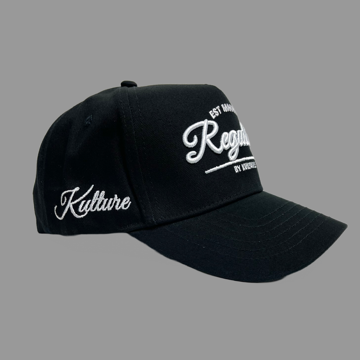 5 panel curved brim SnapBack