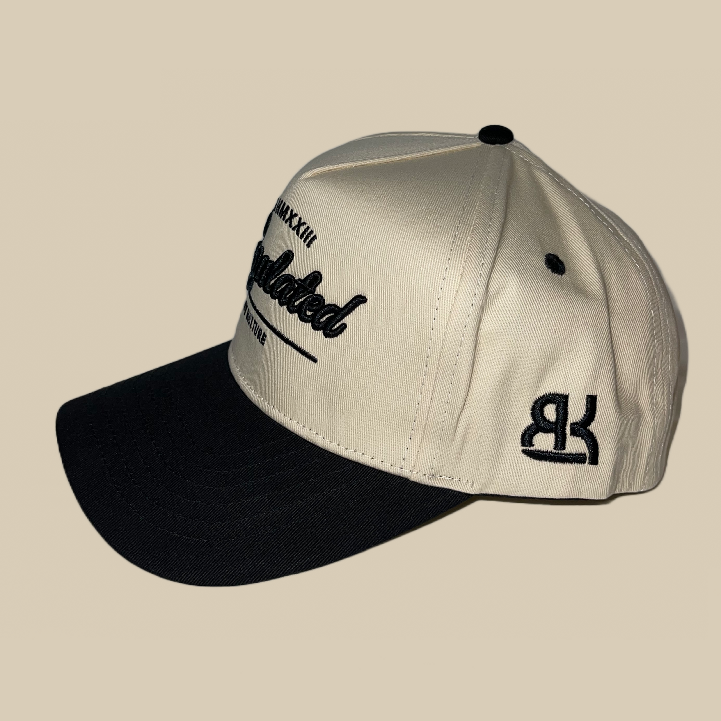 5 panel curved brim SnapBack