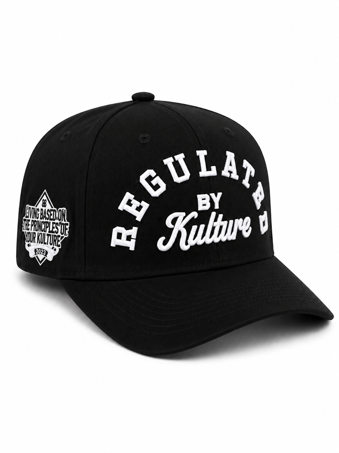 REGULATEDBYKULTURE™️ 3D Embroidery Hat - Black