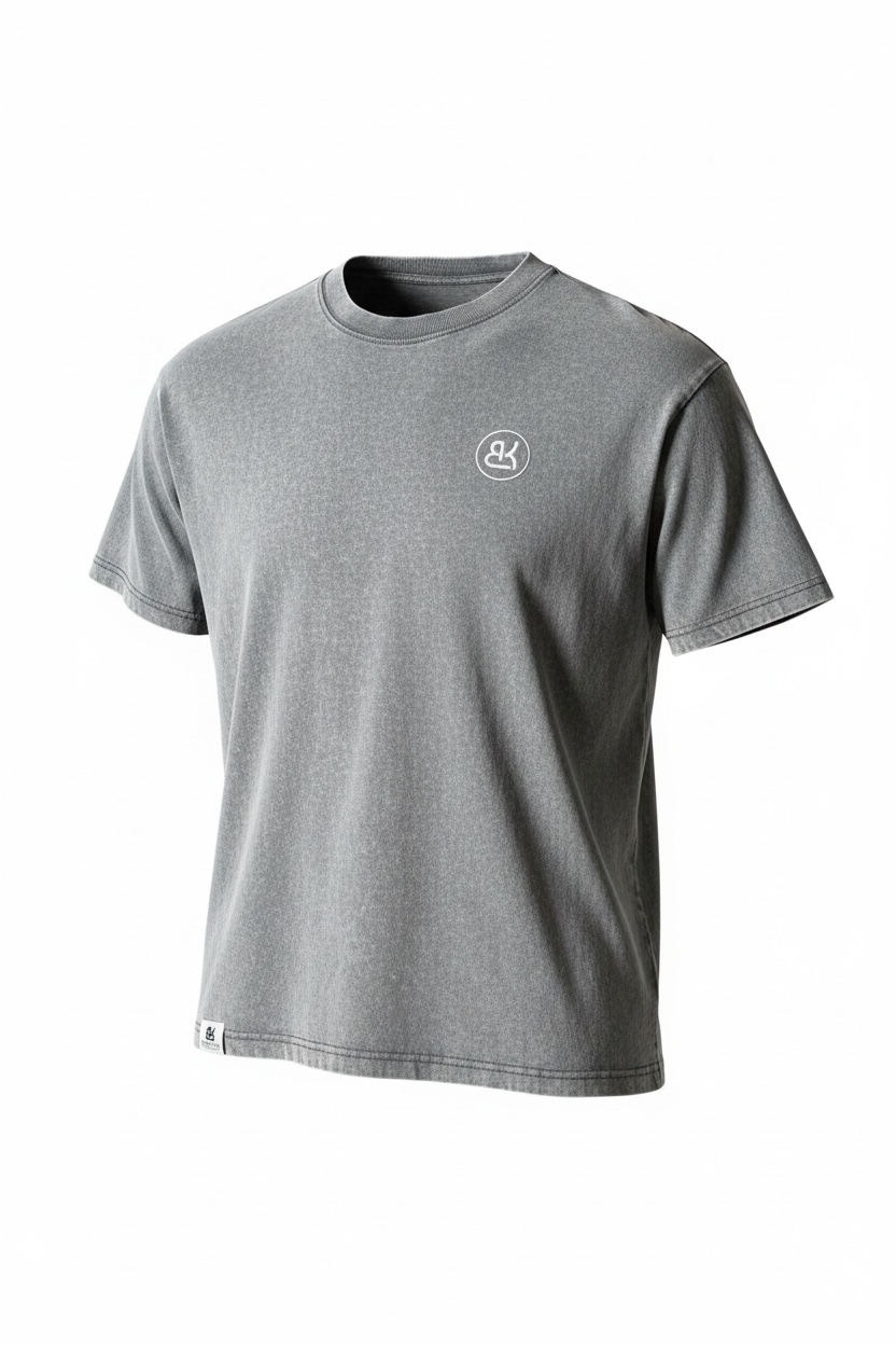Washed Tshirt - Light grey