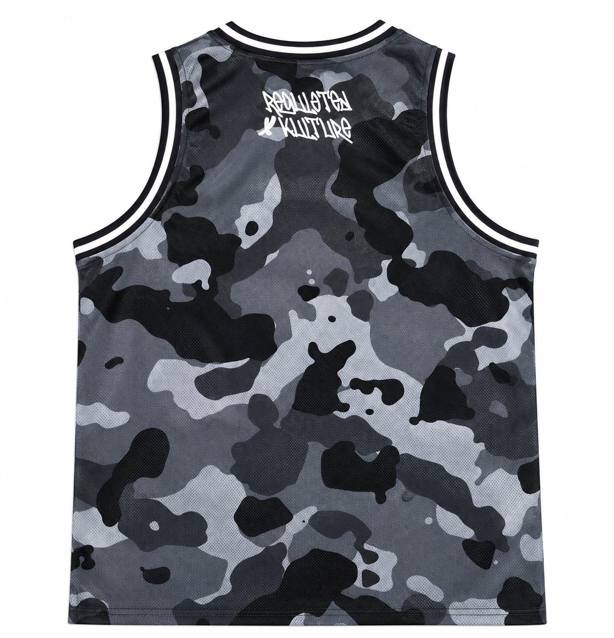 Mesh Tank Jersey - Black Camo