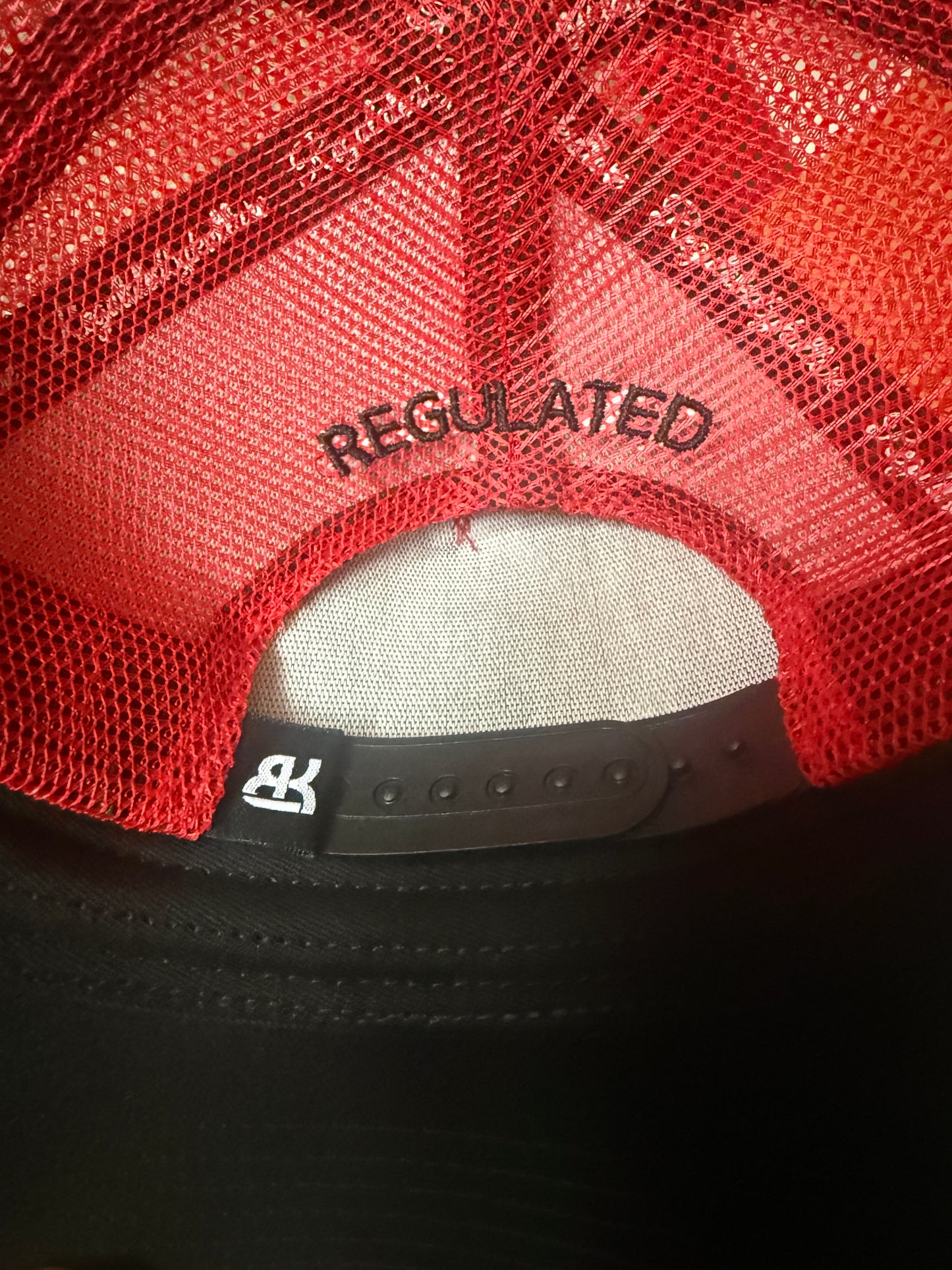 SnapBack Mesh Cap - Red