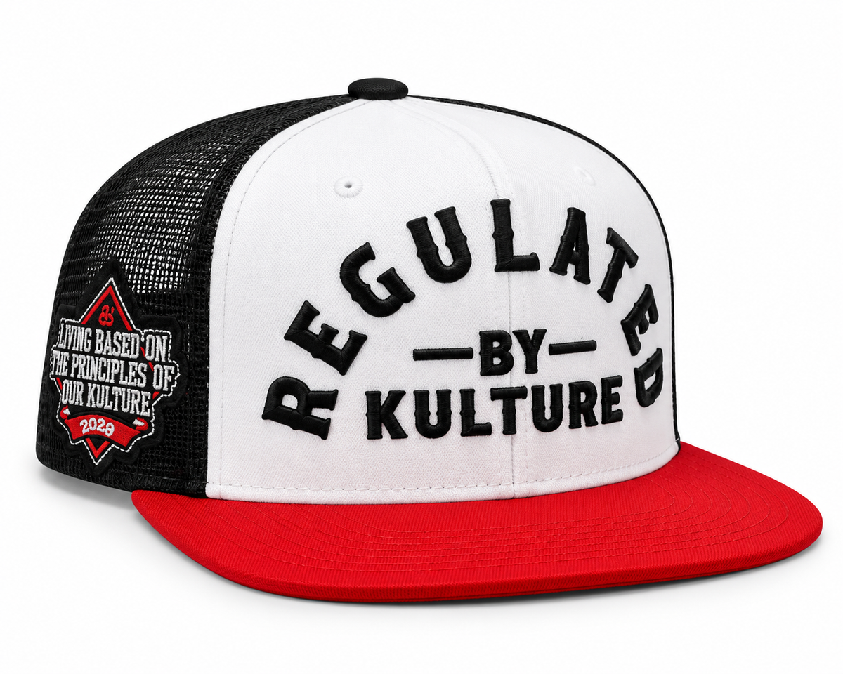 Snapback Mesh Hat - Red