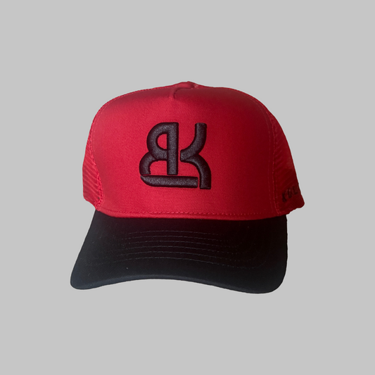 SnapBack Mesh Cap - Red